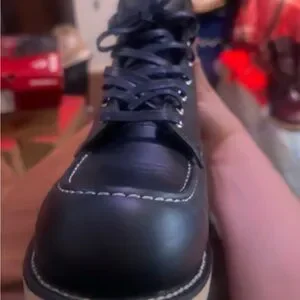 Black-harness Red wing Moc-toe boots. 9075 no longer part of lineup… Red Wing Shoes | Shoes | Blackharness Red Wing Moctoe Boots  main image 4